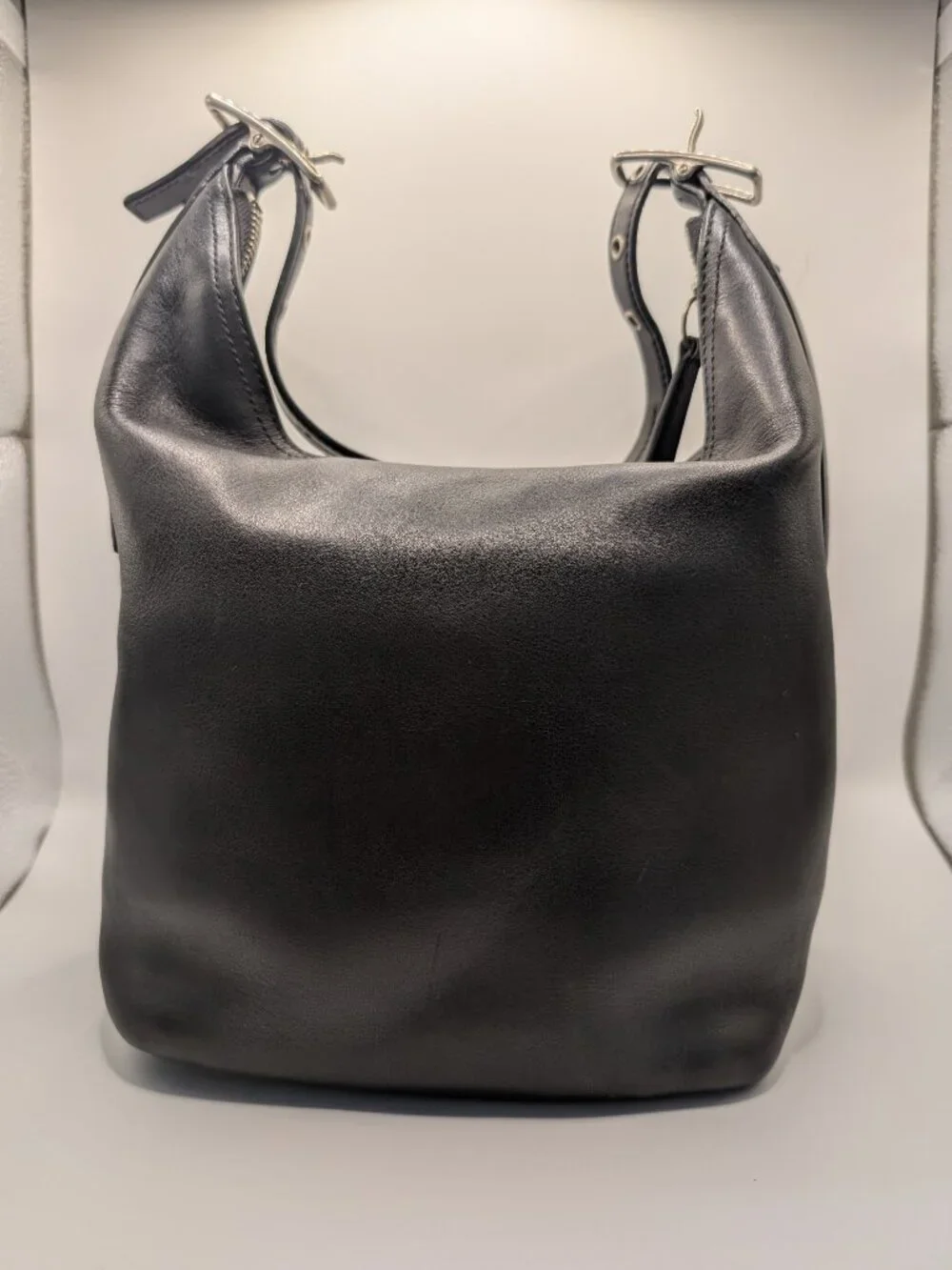 Coach Legacy 9823 Black Leather Hobo Shoulder Bag - Vintage Style